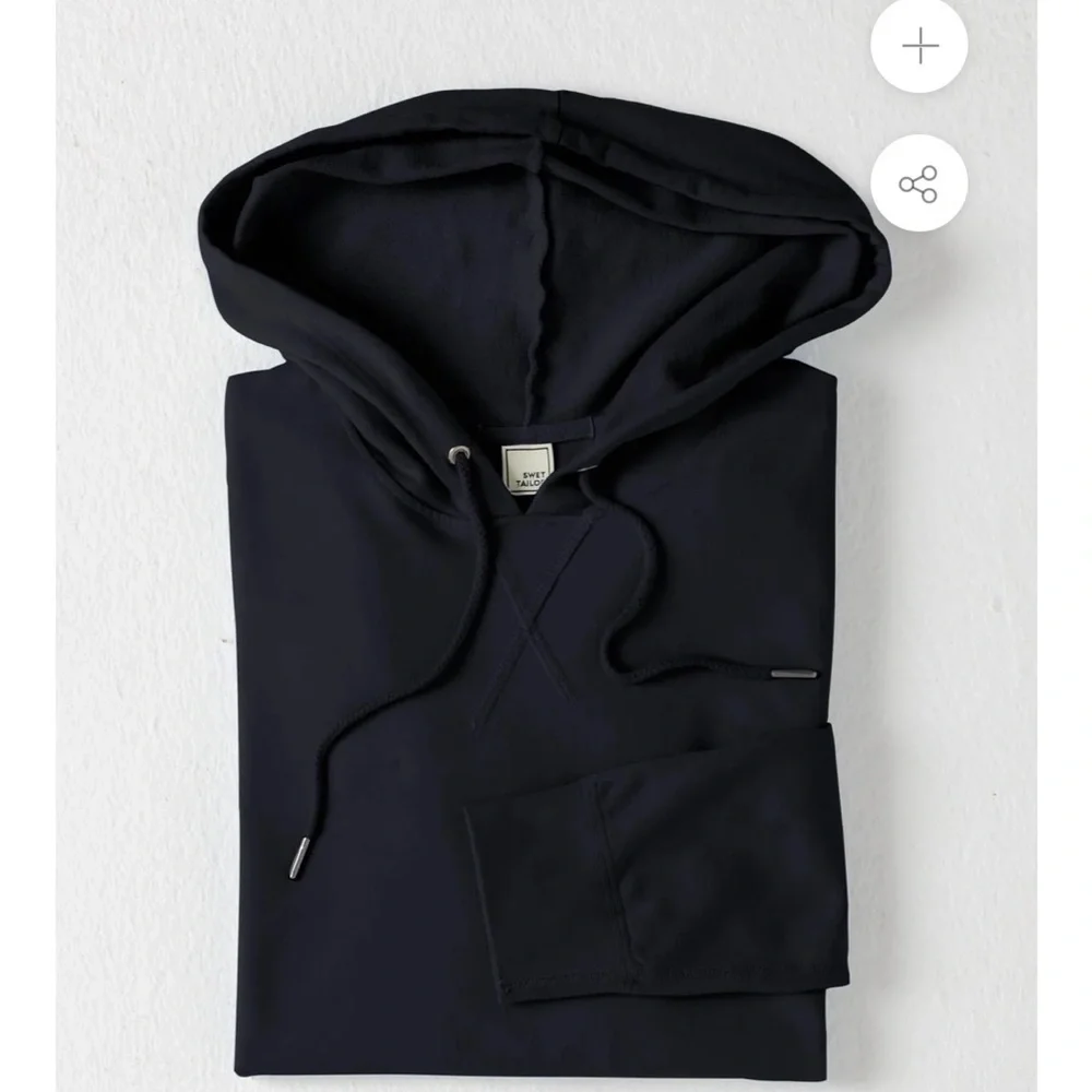 Swet Tailor Navy Lightweight Swet Hoodie Men’s Sweatshirt